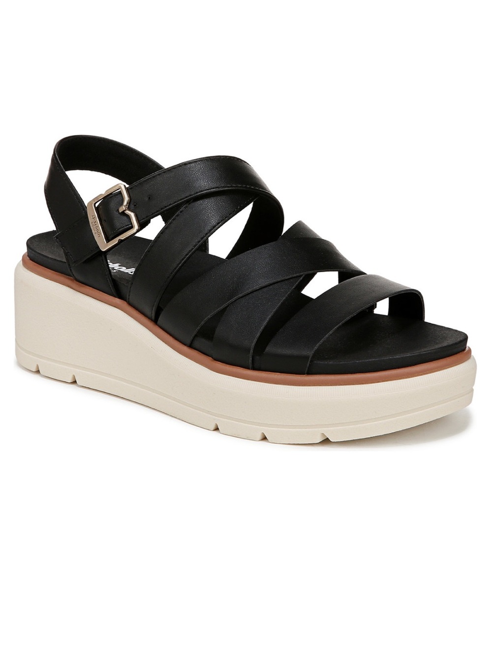 NIB Dr. Scholl’s Sz 9 Women's Nice Day Max Sun Strappy Platform Sandals Rt $90!